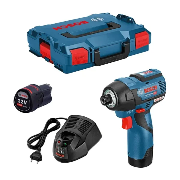 Bosch GDR 12V-110 Çift Akülü 3 Ah Darbeli Somun Sıkma Makinesi