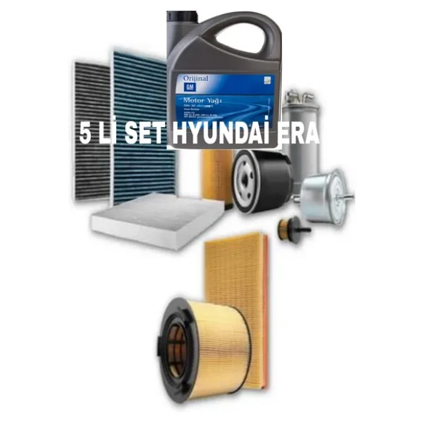 Bosch Hyundai Accent Era 1.5 Crdı Filtre Bakım Seti (2006-2012) Gm 5W30 4Lt Dexos2 Motor Yağ 2023
