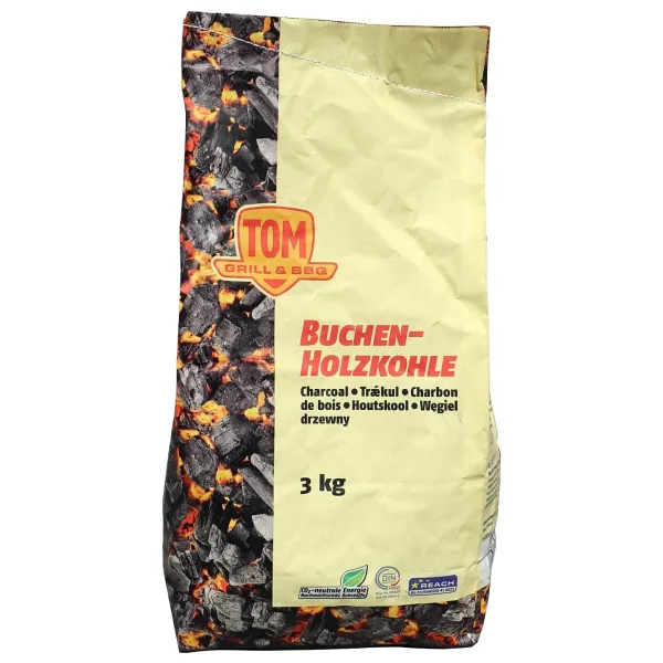Buchen Mangal Kömürü Briket Sıkma 3 Kg (Sarı)