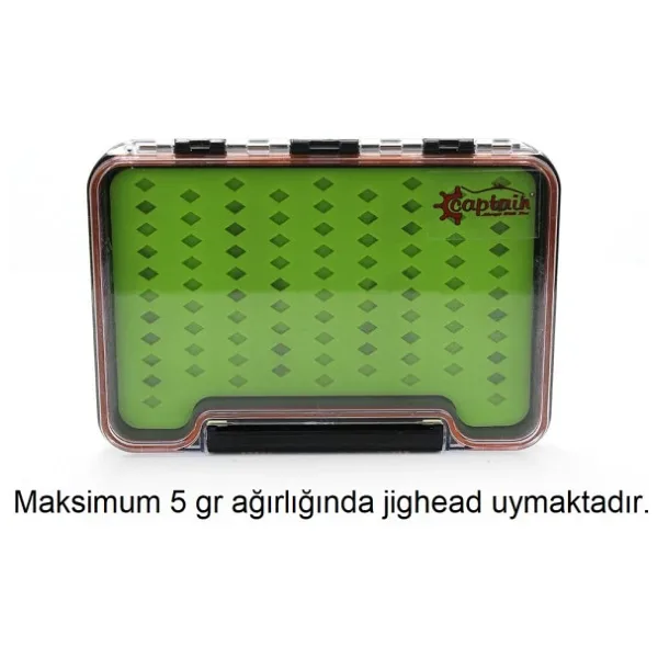 Captain 7201 Profesyonel Lrf Jighead Kutusu 13.8X9.6x1.5cm