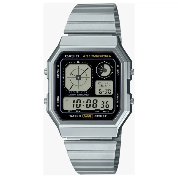 Casio Standart A130WE-1ADF Gri-Siyah Kol Saati