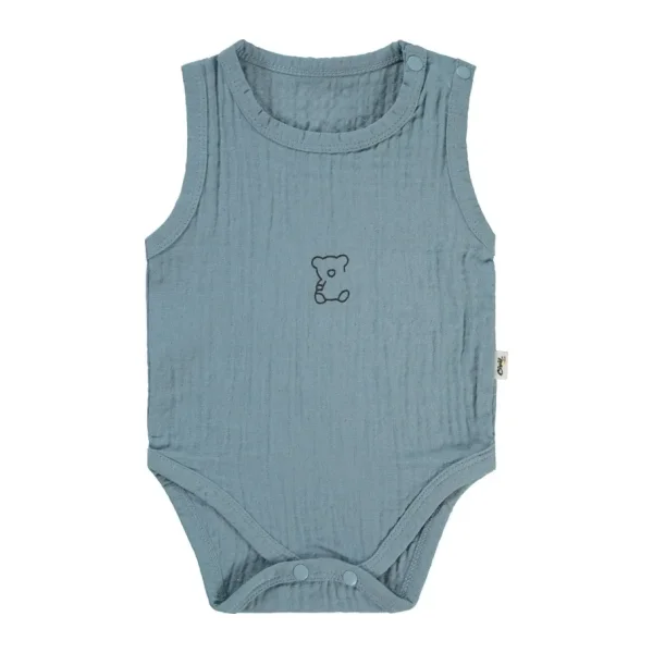 Civil Baby Bebek Çıtçıtlı Badi 1-18 Ay Mavi