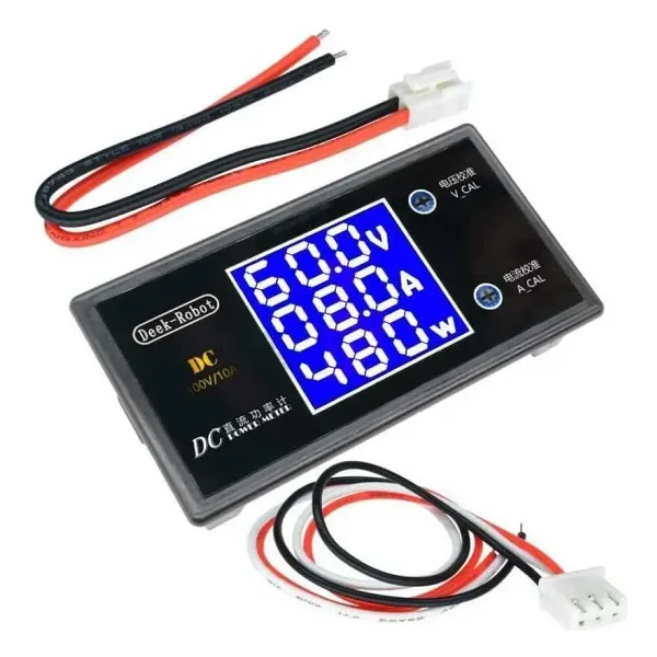 Dijital DC 0-100V 0-10A Voltmetre Ampermetre