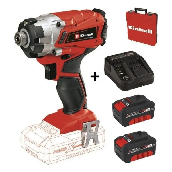 Einhell TE-CI 18/1 Li Çift Akülü 4 Ah Darbeli Vidalama Makinesi
