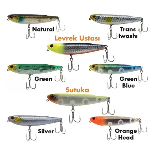 Fish Master Wakiza 9Cm 12Gr Su Üstü Maket Yem