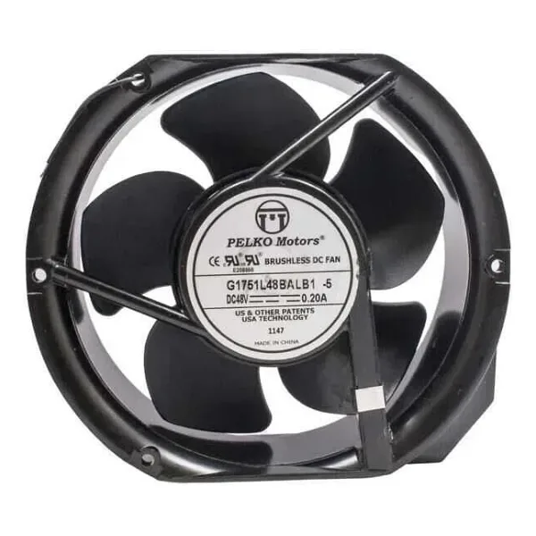 G1751L48BALB1-5 48V 0.2A Metal Fan 150x170x51mm