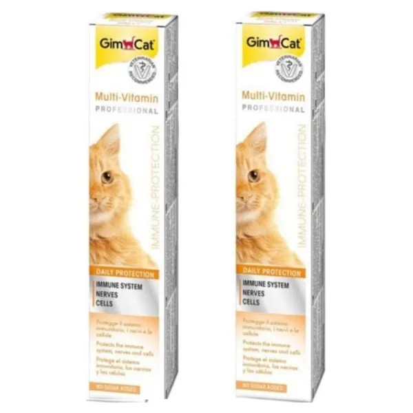 Gimcat Multivitamin 20 gr 2'li Kedi Macunu