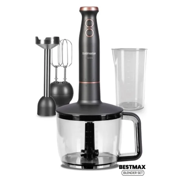 Goldmaster GM-7273AN Bestmax Antrasit 1500 W Blender Seti