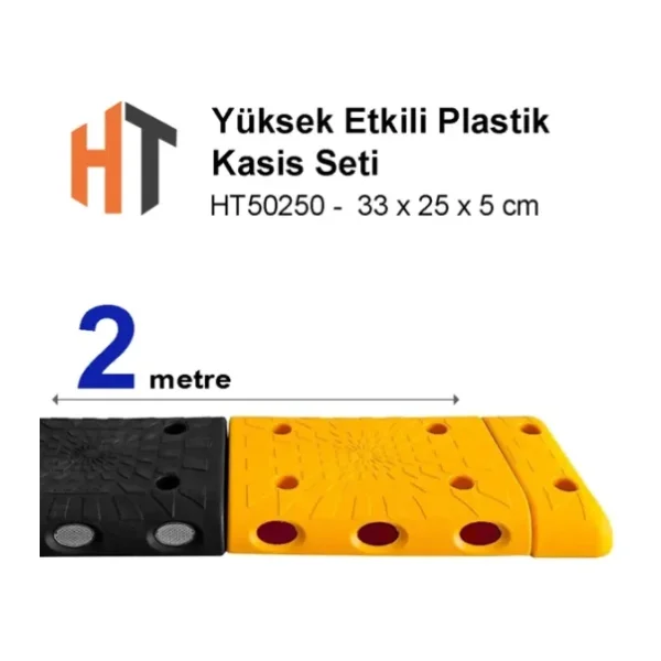 Hayat Trafik Yüksek Etkili Plastik Kasis Seti 33X25X5 Cm 2 Metre