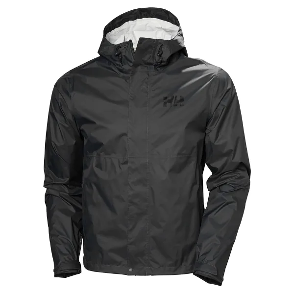 Helly Hansen Loke 2.0 HHA.63396-990 Kapüşonlu Siyah Erkek Yağmurluk