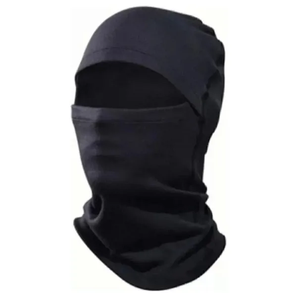 Hipatya Termal Kar Yüz Maskesi Balaklava Pamuklu Unisex Balaklava - Siyah