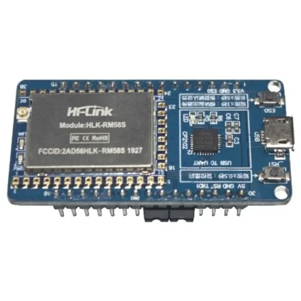 HLK-RM58S Seri/UART 2.4G/5G WIFI+BLE Geliştirme Kiti