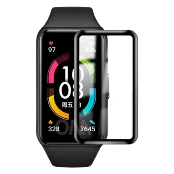 Huawei Band 6 Ekran Koruyucu Kavisli Tam Kaplayan Koruma (Pmma)