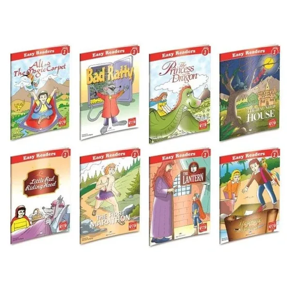 İngilizce Hikaye Seti - Level 1 - 8 Kitap Takım