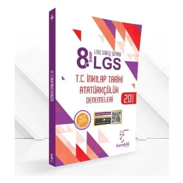 Karekök Yayınları 8. Sınıf LGS T.C. İnkılap Tarihi Atatürkçülük 20'li Deneme