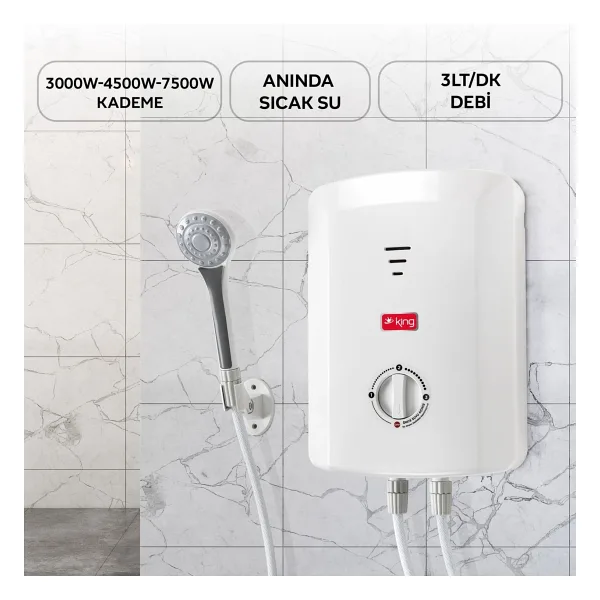 King K 7008 Ekvator Şofben