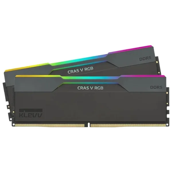 KLEVV Cras V RGB 32GB (2x16GB) 7200MHz CL34 INTEL XMP 3.0 - AMD EXPO DDR5 Heatsink Black Ram