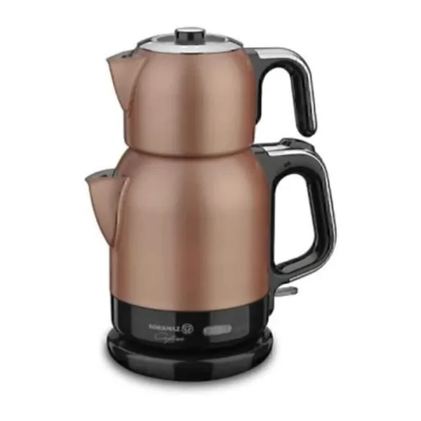 Korkmaz A331-02 Çaytema Rosagold Krom 1600 W Çelik Çay Makinesi