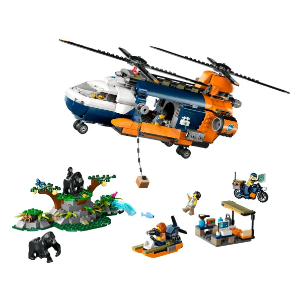Lego 60437 City Orman Kaşifinin Helikopteri Kamp Yerinde