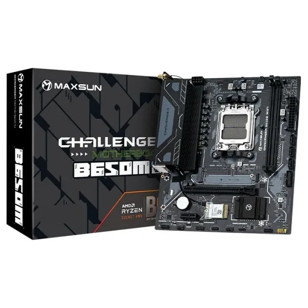 Maxsun Challenger B650M Wi-Fi V2 AMD AM5 DDR5 Micro ATX Anakart