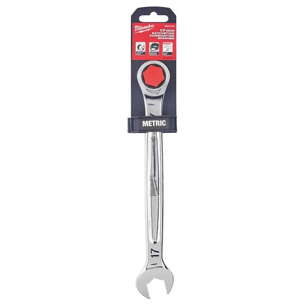 Milwaukee 4932471510 17 mm Maxbite Cırcır Kombinasyon Anahtarı