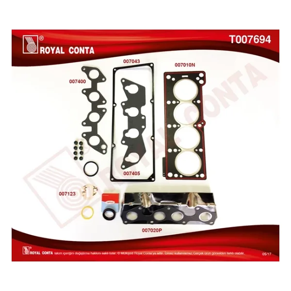 Motor Üst Takım Conta Skt R9 Broadway Rnı-r19-clıoe6j-e7j 1.4