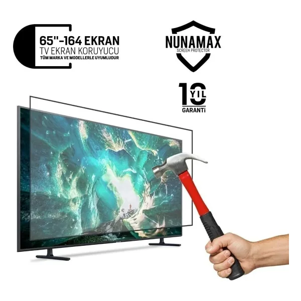 Nunamax 65" Inç 164 Ekran Tv Ekran Koruyucu 65