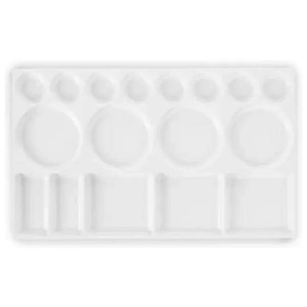 Ops Rp 102 Resim Paleti 16X27 Cm Profesyonel Godeli Dikdörtgen Beyaz Resim Paleti