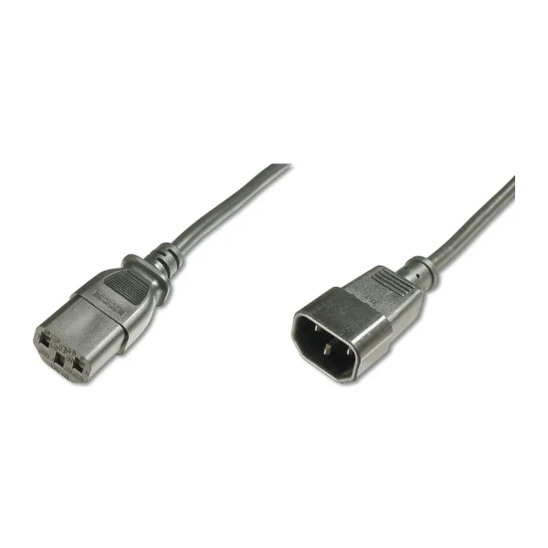 PC-Monitör Arası Güç Kablosu, C14 erkek - C13 dişi, 5 metre