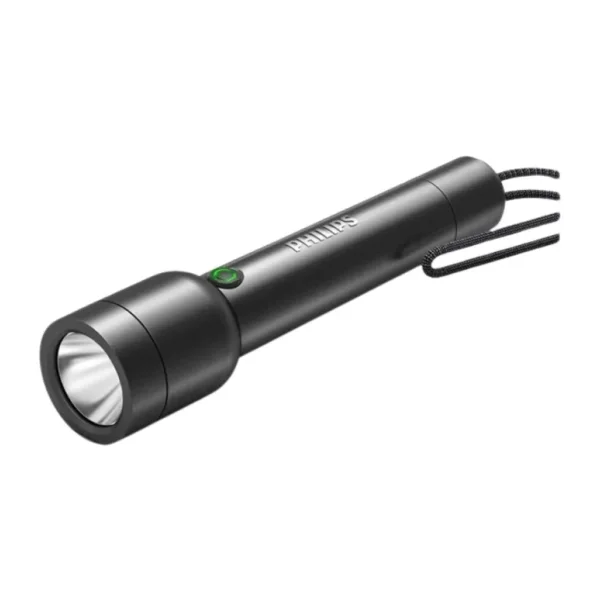 Philips SFL1236/93 3W 300 Lümen 3 Işık Modlu Type-C Şarj Edilebilir Ultra Hafif Güçlü LED El Feneri - Koyu Gri