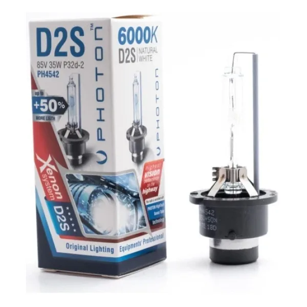 Photon D2S Xenon Ampul 6000K +%50 Fazla Işık