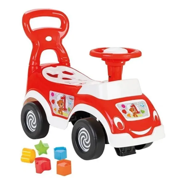 Pilsan 07-828 Smart Baby Bultaklı Kırmızı İlk Arabam