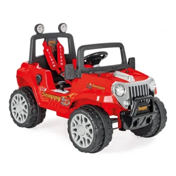 Pilsan Snappy 05-239 Kırmızı 12 V Akülü Jeep