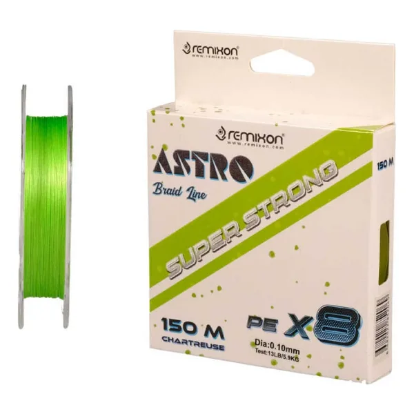 Remixon Astro 8X 150 m 0.16 mm 8.6 kg Chartreuse İp Misina