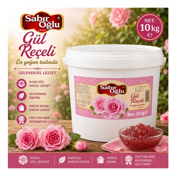 Sabıroğlu Kova Gül Reçeli 10 kg