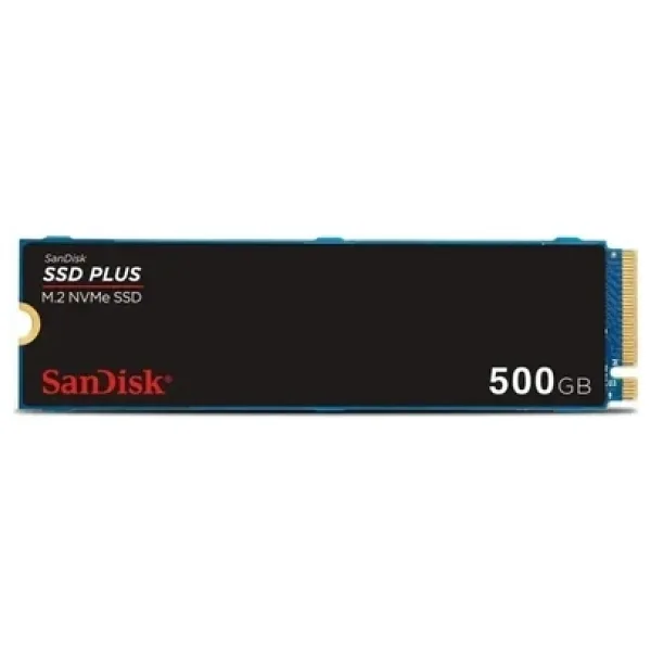 Sandisk SSD Plus 500GB 2400MB-1500MB M.2 PCIe Gen 3.0 NVMe SSD