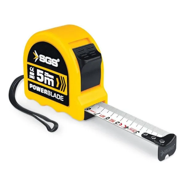 Sgs Şerit Metre 5X25 (Çift Stop)