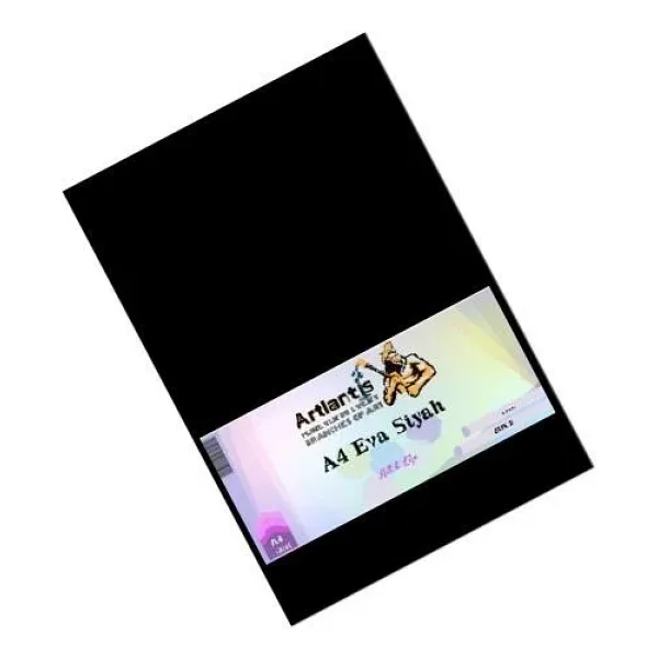 Siyah Eva A4 20x30 5 Adet Artlantis Eva 20x30