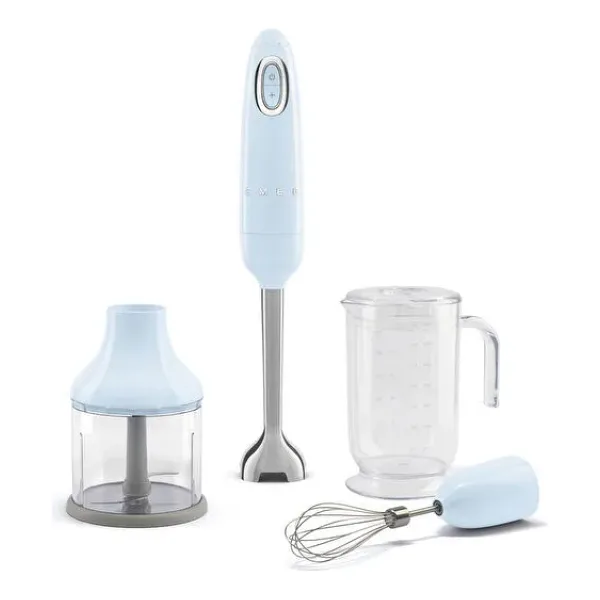 Smeg 50's Style HBF03PBEU 700 W Mavi El Blender Seti