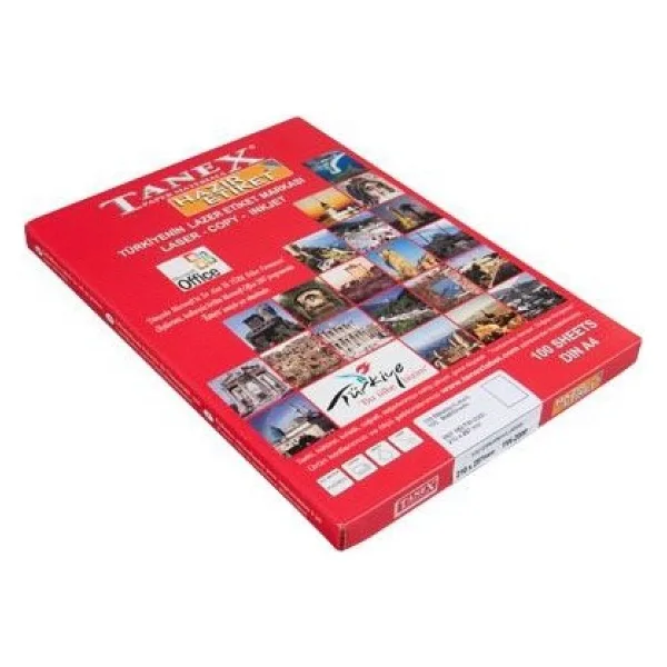 Tanex TW-2006 99.1x93.1 mm A4 Lazer Etiket
