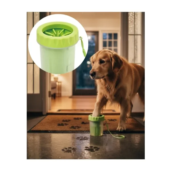 Teknodayım Orta ve Büyük Irk Köpekler Için Pati Yıkama Kabı Pratik Hijyen Çözümü
