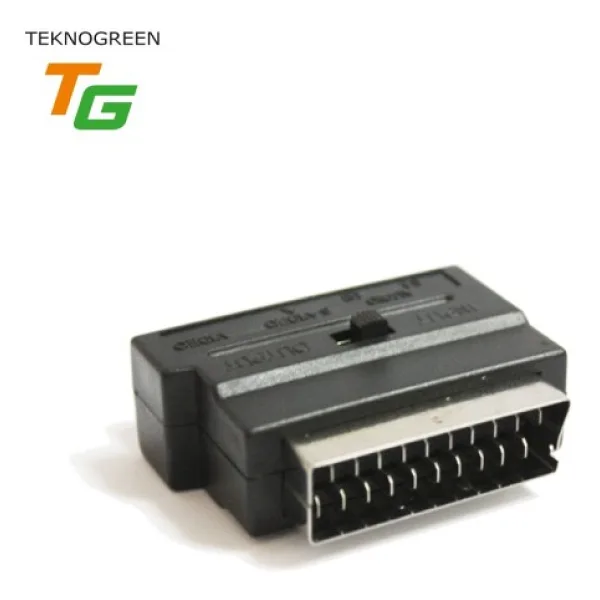 Teknogreen Scart To Rca In-Out Dönüştürücü Teknogreen TSD-200
