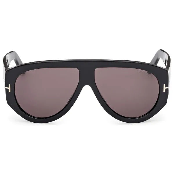 Tom Ford Bronson FT1044 01A Shiny Black-Smoke Erkek Güneş Gözlüğü