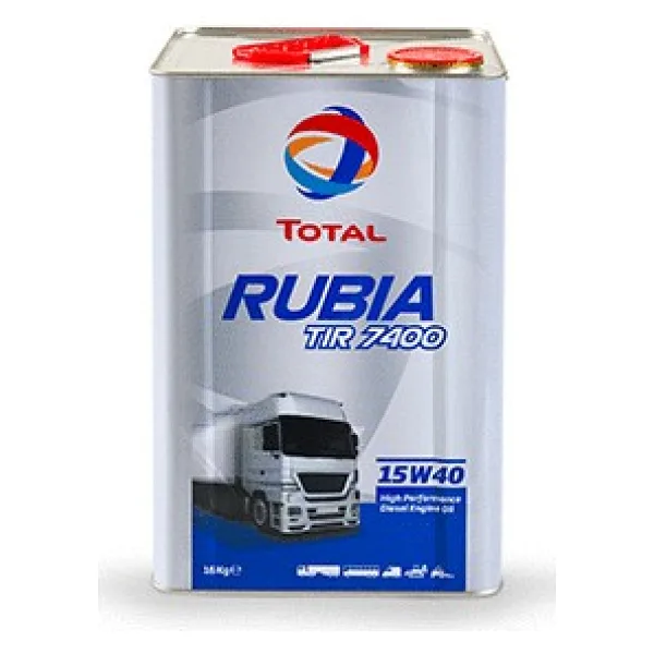 Total Rubia TIR 7400 15W/40 16 kg / 18 lt Motor Yağı