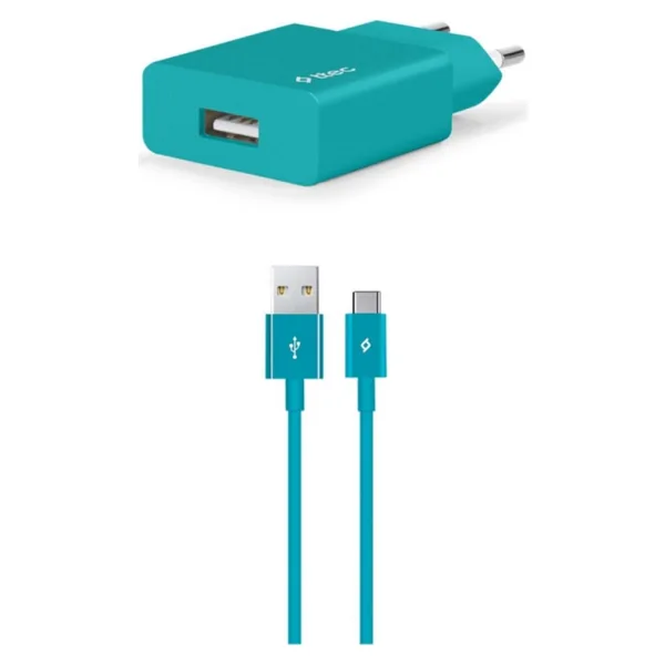 Ttec SmartCharger 2SCS20CTZ Type-C Kablolu Turkuaz Şarj Aleti
