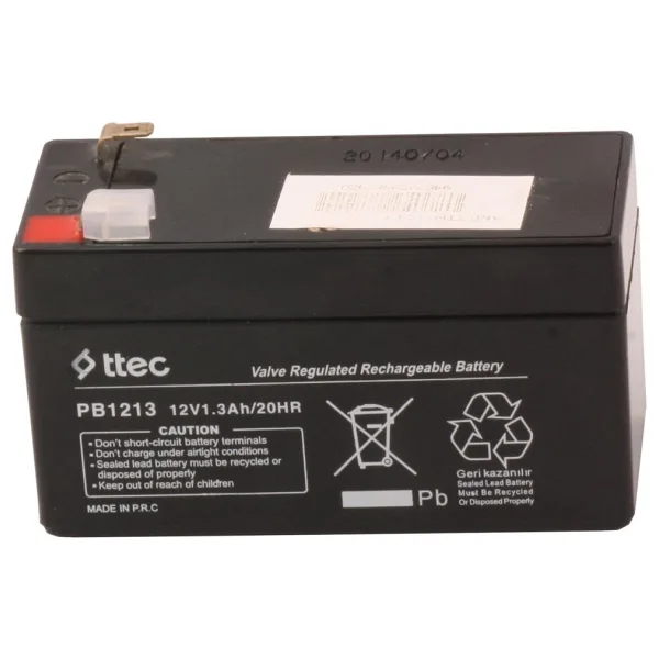 TTEC TTEC 12V 1.3Ah Bakımsız Kuru Akü