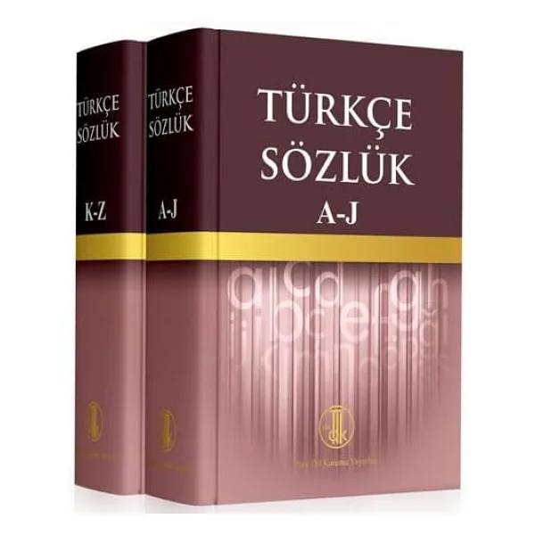 Türkçe Sözlük (A - J / K - Z) 2 Cilt Takım (Ciltli)