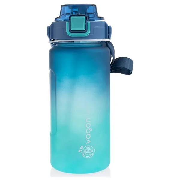 Vagonlife VGN2213 Mavi-Turkuaz 1500 ml Tritan Pipetli Matara