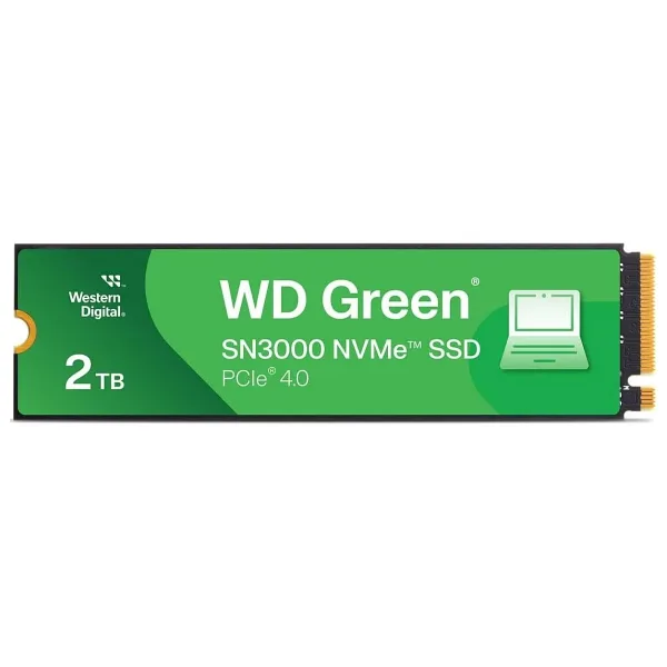 WD GREEN SN3000 2TB 5000/4200MB/s PCIe 4.0 NVME SSD WDS200T4G0E