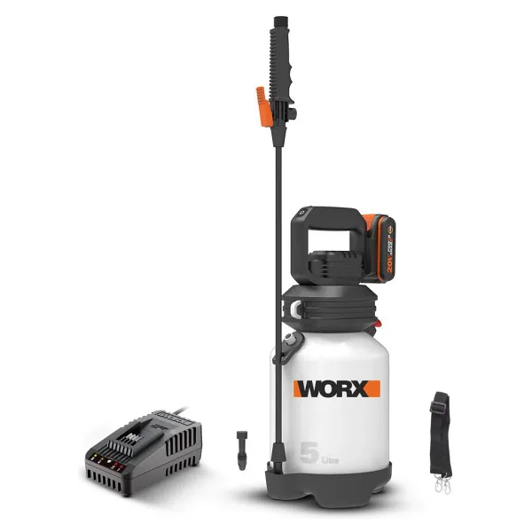 Worx WG829E 20 V 5 lt Tek Akülü 2 Ah Basınçlı İlaçlama Makinesi